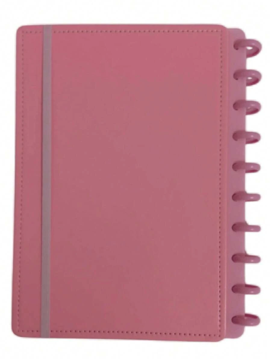 Smart Notebook A5 / B5 / A4 With Removable Discs 80 Sheets - Blue, Pink, Light Pink, Green, Lilac And Black - 淺粉色 - 查看 1