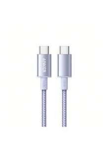 anker A875 Type-C Durable Fast Charging Data Cable With Anti-Loss Charging Protection, Strong Wire And Stretch Resistance, Intelligent Current Matching, Suitable For Home And Office Use (Purple) - Purple - View 1