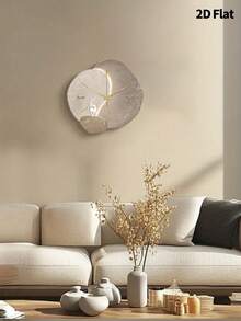 1 pieza Reloj de pared de arte abstracto de alta gama de 12 pulgadas/16 pulgadas, movimiento de cuarzo súper silencioso, sin sonido de tic-tac, adecuado para decoración de habitaciones, decoración del hogar, decoración de la sala de estar, decoración de paredes del dormitorio, decoración de paredes, decoración del aula