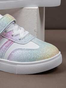 1双 磨砂PU拼接低帮休闲防滑儿童运动鞋 - 彩色 - 查看 10