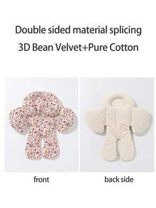 وسادة مقعد من الفرو المنفوش لعربة الأطفال قطعة واحدة، وسادة مناسبة لجميع المواسم لعربة الأطفال، المهد، عربة الدفع، إكسسوارات الطفل الحديث الولادة