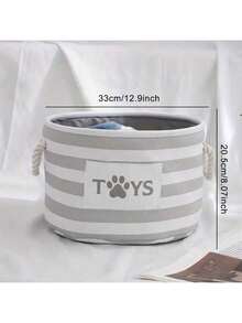 Giỏ đựng đồ chơi cho chó bằng vải nhung dính - Hộp đựng đồ chơi cho thú cưng, Giỏ đựng đồ chơi cho thú cưng rộng rãi - Hộp đựng đồ chơi đa năng có thể gấp gọn với tay cầm chắc chắn, Thích hợp đựng đồ chơi cho chó, quần áo và đồ dùng chải chuốt - Thiết kế dễ vệ sinh, Tạo không gian gọn gàng cho ngôi nhà, Hộp đựng đồ chơi cho chó mèo cao cấp không lộn xộn, Đồ ăn nhẹ cho thú cưng, Phụ kiện, Hộp đựng quần áo bẩn - Nhiều màu - Xem 11