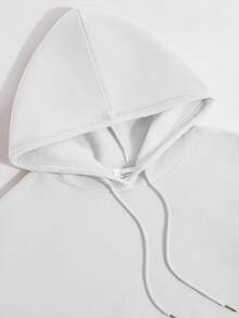 Einfarbiges Damen-Sweatshirt mit übergroßem Kordelzug, beliebtes Grafikdesign, Damenoberteile aus Baumwolle, Frühlings- und Sommer-Street-College-Stil (lässig, vielseitig), Damenbekleidung, geeignet für Outdoor-Sportbekleidung, Paarmodell