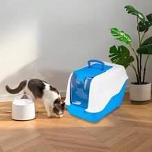 Fancy Pets Arenero con Tapa y Puerta Abatible para Gato Tamai Chico - Pequeño - Ver 6