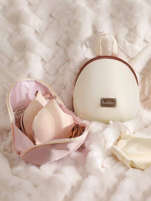 Travel Underwear Packing Cube For Women, Portable Luggage Organizer, Multi-Compartment Storage Bag For Clothes, Bras, And Accessories, Ideal For Suitcases And Carry-Ons