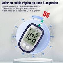 Digital Glucometer Glucose Meter 50 Test Strips 50 Lancets - Blue - View 8