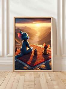 WB 1 pièce Affiche des Supers Nanas sans cadre, peintures décoratives pour la maison, affiches vintage classiques. Décoration de salle, bar, café, style nordique pour la maison, chambre à coucher