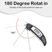 Digital Meat Thermometer, Suitable For Cooking Food, Kitchen, Barbecue, With Probe, Can Measure Water, Milk, Oil, Liquid, Oven Temperature, Applicable For Large Restaurant Kitchen, Digital Temperature Sensor Instrument (Battery Not Included) - Multicolor - View 4