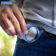 1个放大镜 - 用于手表维修、珠宝制作和精密检查，光学玻璃镀膜镜片，蔡司镜片，珠宝金属盒放大镜，30倍珠宝放大镜，便携式全金属。