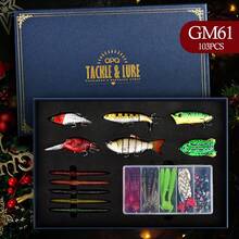 OPQ OPQ Fishing Gift Box Lure Set, Halloween, Christmas, Birthday Gift For Father, Husband, Boyfriend, Suitable For Saltwater And Freshwater Fishing