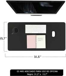 Timotech Tapete para Laptop Antideslizante, Alfombrilla para Ratón, Accesorios de Escritorio, Tapete para Laptop, Tapete Resistente al Agua, Alfombrilla Doble Cara () - Estándar - Ver 12
