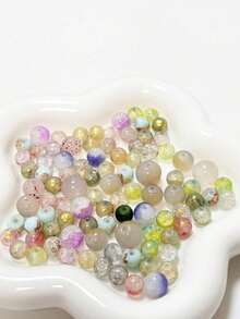 亚克力DIY饰品，奶油胶手机壳，发夹，装饰饰品材料，巴洛克饰品，DIY手工耳环，头饰，鞋子，服装配饰。本产品广泛应用于装饰，吊坠等。 - 彩色 - 查看 7