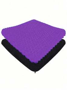 1Pc/2Pcs/Set Comfort, Breathable Gel Seat Cushion With Non-Slip Cover,Thick And Breathable Honeycomb Design Pressure Absorbing Pad,Double Thick Office Chair Seat Cushion Chair Cushion, Seat Cushions For Office Chairs,Suitable For Office Chairs, Home, Cars, And Wheelchairs,Honeycomb Design Breathable Material - Multicolor - View 11