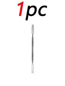 2/1 pezzo Tavolozza per miscelazione trucco in acciaio inossidabile, set tavolozza per miscelazione trucco professionale, strumento per miscelazione fondotinta, accessori per il trucco