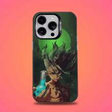 Anime Dr STONE Phone Case Compatible With  16,15,14,13,12,11,Pro,Max,Plus,Mini,XS,SE Anti-Fall Black Matte Hard Bumper Compatible With  17 Case,  17 Pro Case,  17 Pro Max Case - Z2 - Visualizzare 5