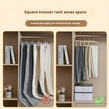 20/10/5/1 Stück Samt Hosenbügel, Kleiderständer Samt Hosenbügel mit 360° drehbaren Haken, platzsparender Kleiderschrank Organizer, rutschfeste Beschichtung, multifunktional für Jeans, Schals, BHs und Handtücher Aufbewahrung und Aufhängen - Verschiedenfarbig - Übersicht 6