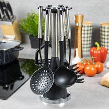 Przybory Kuchenne Zestaw 7 Elementów Ze Stojakiem, Nylon -Stal Kinghoff