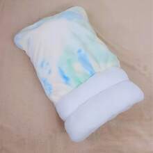 1 pieza Bolsa de dormir para gato con túnel perforable, cama de mascotas semi-cerrada para todas las estaciones, universal, Bolsa de dormir cómoda para gatos, Bolsa de dormir de invierno para gatos, Bolsa de dormir cálida y cómoda para gatos - Bolsa de dormir semi-cerrada de felpa suave - Para gatos en interiores y casas para gatos