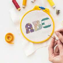 Leisure Arts-Alphabets For Baby - White - View 5