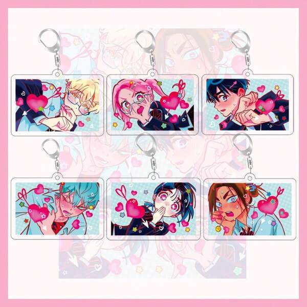 Porte-clés acrylique de personnage de science-fiction Alien | Porte-clés de personnage d'anime de science-fiction | Cadeau de fan à collectionner et charm de sac