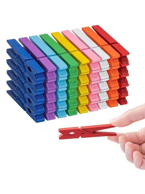 20 pièces Petites pinces mignonnes, pinces à photos, pinces d'artisanat, pinces à linge ménagères, crochets multifonctions