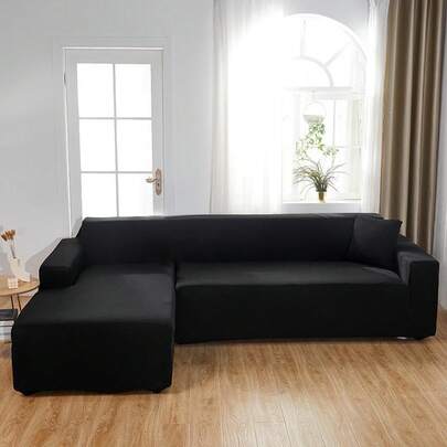 Solid Color Sofa Slipcover, 1 Count Modern Simple Breathable Comfortable Elastic Couch Cover, Sofa Cover, Universal Sofa Protector, Summer Essentials