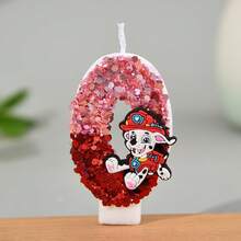 Świeca z cyframi 0-9, słodka, trójwymiarowa postać z kreskówki Psi Patrol, wtyczka do tortu urodzinowego, dekoracja na prezent