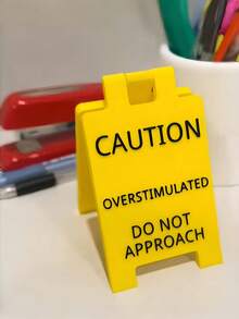 لافتة تحذير مكتب - لافتات تحذير مكتبية مضحكة للزملاء والموظفين والمديرين، لافتات تحذير خفيفة الوزن وقوية لمساحة العمل وديكورات المكتب