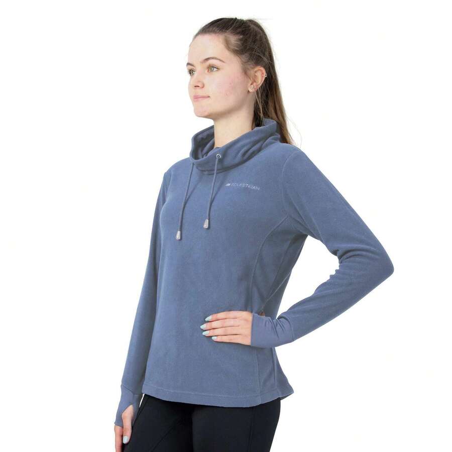Hy Womens/Ladies Synergy Fleece Top (Riviera Blue) - 100% Mixed - (BZ4606) - Blue - View 1