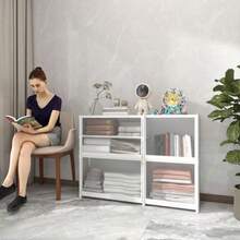 Black & White 2 Colors Available, Multi-Size Portable Covered Wardrobe Storage Organizer Rack, Dustproof Clothes Organizer, Multi-Tier Storage Rack For Bedroom - Covered Design, Suitable For Home And Rental Spaces, Bedroom Storage & Organization | Modern Wardrobe | Sturdy And Durable Structure, Wardrobe Storage And Organization - Multicolor - View 11