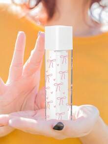 Bow Tie Pattern Vacuum Pump & Rotation Cream Container,Double-Layer Thickened Square Lotion Bottle,Clear Airless Cosmetic Cream Pump Bottle Travel Size Dispenser Makeup Container,For Holiday Beach,Bathroom Collection,Bedroom Collection,Large Capacity - Multicolor - View 4