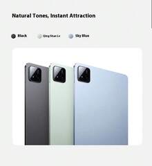 Xiaomi Pad 7 11.2" 3.2K Ultra HD 144Hz High Refresh Rate Flagship Display, 3rd Gen Snapdragon 7+ SoC, Android Tablet, Horizon Blue, 8GB+256GB, Standard Edition, USB Type-C - Blue - View 2