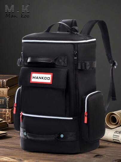 Ackpack For Men, Casual Large Capacity Travebag. Lightweight And Suitable For Cornmutin16 Inch Laptop Bag, Fashionable Trave!Iackpack, College Student Multi Pocketbackpack, Suitable For Both Men And Womer