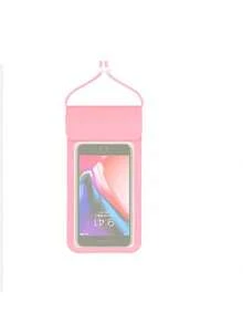 1pc Cell Phone Waterproof Bag Crossbody Lanyard Universal Touch Screen Swim Dive Protective Cover Sport Bag For Sports For Fitness For Exercise Travel Bag For Vacation For Women For Men Travel Essential Durable Swimming Bag Beach Bag For Swimming For Beach - Pink - View 7