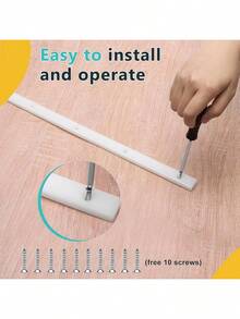 Coolrunner Crosscut Sled For Table Saw - 3/4" X 3/8" X 17" Plastic Sled With Predrilled Holes And Screws - Ideal For U Tracks, Woodworking, Miter Slots, Router Table And Bandsaws