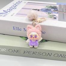 1个可爱挥手猫毛绒钥匙扣/包包挂饰