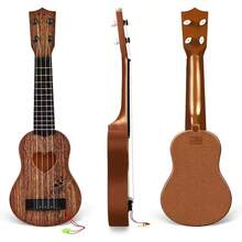 1pc Beginner's Ukulele Guitar Ideal For Classical Music Beginners Portable Four-String Guitar With Pick Included Perfect For Practice And Performance Essential For Family Leisure And Entertainment Top Choice For Musical Gifts Playable Ukulele Toy Christmas And New Year Gift