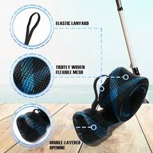 Funda de caña Reaction Tackle/Funda de caña/Calcetín de caña (2-Pack)/Extremo plano o puntiagudo/Cañas de spinning o casting - rojo - Ver 6