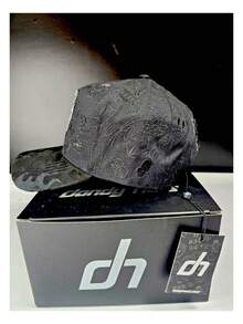 Gorra Barbas Hats B Star Gold Rose Original Negro Ajustable Liso - Negro - Ver 5