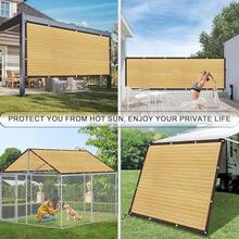 Malla Sombra para Exteriores(4x6m), Malla Sombra Exteriores Extra Reforzada, 90% UV, Tejido Cruzado, Proceso de Borde de Bloqueo de 6 direcciones, Adecuado para Jardines y campings. - 4x3 m - Ver 5