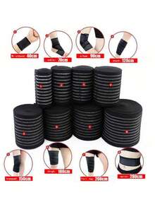 1pc Adjustable Multifunctional Sports Bandage, Self-Adhesive High Elastic Wrap Bandage For Ankle, Wrist, Elbow And Knee Support