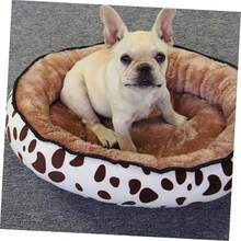 Cama para Gato y Perro Colchn para Mascotas de Verano Diseo de Vaca S para Perros Pequeos y Gatos de Limpiar y Porttil - Blanco - Ver 5