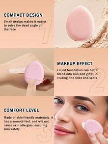 50/1 Piece Makeup Brush Set, Includes 25 Makeup Brushes, Powder Brush, Blush Brush, Highlighter Brush, Eyeshadow Brush, Lash Comb, Eyeliner Brush, Contour Brush, 4 Makeup Sponges, 4 Triangle Foundation Sponges, 5 Mini Makeup Sponges, 3 Mini Finger Puff, 3 Makeup Blender Sponges, 1 Makeup Brush Cleaning Bowl, 1 Eyelash Curler, 1 Waterproof Portable Makeup Storage Bag, 1 Headband + 2 Wristbands, Makeup Tool Kit, Multiple Styles