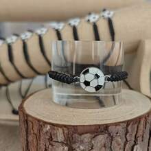 Football-Themed Bracelet Set, Unique Gift For Football Enthusiasts.Elegant, Delicate, And Subtle.