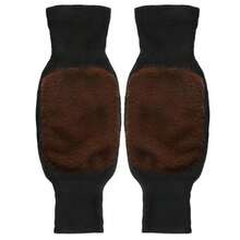 1Pair Of Winter Unisex Knee Warmers Soft Thermal Lined Knee Protectors Thermal Energy Knee Pads Leg Covers