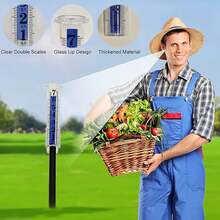 塑料雨量计，户外庭院雨量计，园艺工具