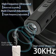 1 Pc, Ultrasonic Dog Repellent Rechargeable Ultrasonic Dog Bark Deterrent With Digital Display - Portable Anti-Barking Training Device For Indoor Outdoor Use, Effective Behavior Aids To Stop Barking And Correct Bad Habits In Dogs,Daily Use