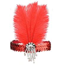 1pc 1920s Style Sequined Headband, Retro Costume Accessories For Women, Flapper Party, Masquerade Ball, Wedding Bride, Festivals & Carnivals Halloween