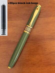 [Custom] Provide 1pc High Quality Custom, High-Quality Heavy Metal Feel, 0.5 Tip Steel Pen, With 1pc Gift Box Pocket Clip - Smooth Writing, Refillable Medium Nib, Comes With 2pcs Refills, Elegant Gift Box, Personalized Business Gift - Unique, Thoughtful Pen Gift Set For Coworkers, Friends, Family, Christmas, Back To School, Graduation, Father's Day, Thanksgiving, Valentine's Day, Mother's Day, Teacher's Day - Multicolor - View 51