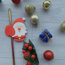 100/50/10 بطاقة حامل لوليبوب عيد الميلاد، بابا نويل، حامل قصب السكر بشكل بطريق، أكياس هدايا عيد الميلاد، هدايا للفصل الدراسي، ديكورات عيد الميلاد، بطاقات أعياد بالجملة للجيران والمعلمين، بطاقات رسائل عيد الميلاد - متعدد الألوان - مشاهدة 7